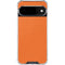Orange Carbon Fiber Specialty Texture Material Google Pixel 10 Clear Case